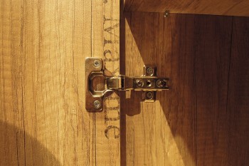 Шкаф для белья «Пилигрим» (Дуб Каньон светлый, Фон серый) в Диксоне - dikson.mebel54.com | фото
