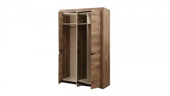 Шкаф для одежды "Лючия" (3-х дв.) (кейптаун/зеркало) в Диксоне - dikson.mebel54.com | фото