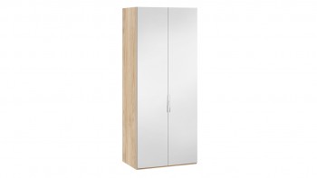 Шкаф для одежды с 2 зеркальными дверями «Эмбер» Яблоня Беллуно в Диксоне - dikson.mebel54.com | фото