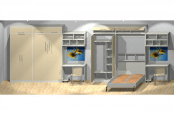 Шкаф-кровать детская в Диксоне - dikson.mebel54.com | фото
