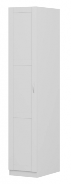 Шкаф однодверный Пегас сборный белый в Диксоне - dikson.mebel54.com | фото