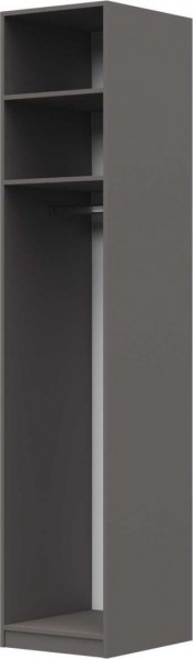 Шкаф ШР-1 зеркало, правый, Вива (Латте/Мокко Глянец/Тестиль) в Диксоне - dikson.mebel54.com | фото