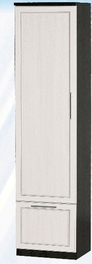 Шкаф средний с ящиком ДЛЯ ГОСТИНОЙ ШСЯ-450 Венге/Дуб выбеленный в Диксоне - dikson.mebel54.com | фото