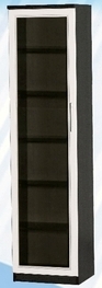 Шкаф средний со стеклодверью ДЛЯ ГОСТИНОЙ ШСС-450 Венге/Дуб выбеленный в Диксоне - dikson.mebel54.com | фото