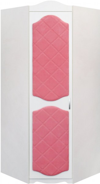Шкаф угловой Иллюзия 89 Розовый в Диксоне - dikson.mebel54.com | фото