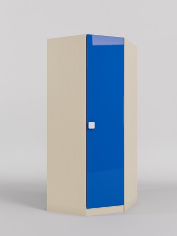 Шкаф угловой (угловая секция) Скай люкс (Синий/корпус Клен) в Диксоне - dikson.mebel54.com | фото